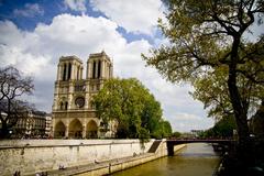 Notre-Dame de Paris and Pont au Double in Paris