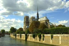 Notre Dame de Paris and the Seine river