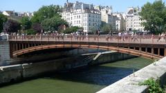 Pont au Double bridge in Paris