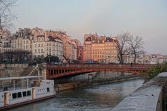 Pont au Double bridge near Notre-Dame de Paris