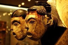 Mask of a twins or a couple, De Young Museum in San Francisco