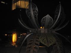 Nevada Museum of Art exterior with sculpture