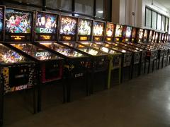 new games row at the Pinball Hall of Fame