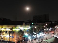 Night view from Museo del Tequila, Plaza Garibaldi, Mexico City