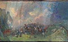 Attack of the Austrians 1860 painting by J. J. Story