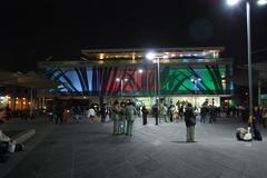 Museo de la Tequila y el Mezcal in Plaza Garibaldi, Mexico City at night