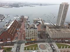 View to the east from the Custom House Tower in Boston