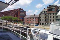 Gardiner Building and Marriott Hotel on Long Wharf, Boston