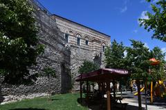 View of Tekfur Palace from the south in Istanbul