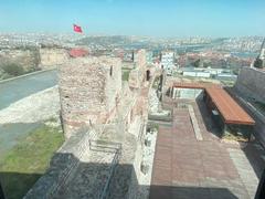 View of the Palace of Blachernae from above