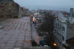 Byzantine Walls at Hoca Çakır Cd, Istanbul