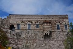 Exterior of Tekfur Palace in Istanbul