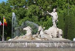 Fountain of Neptune in Madrid