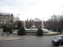 Fountain of Neptune in Madrid, Spain