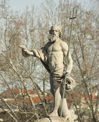 Neptune fountain in Madrid