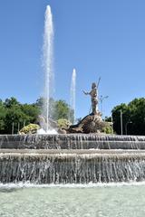 Neptune's fountain in Madrid