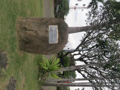 View of Bastion La Concepcion and its marker at Fort San Pedro in Cebu City