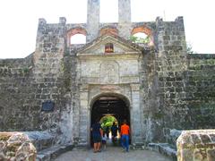 Front view of Fort San Pedro in the Philippines