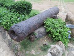 cannon at the entrance of Fort San Pedro in Cebu City