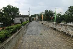 Fort San Pedro in Cebu City with blue sky background