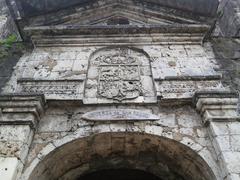 Bas-relief sculptures above the main entrance of Fort San Pedro in Cebu City