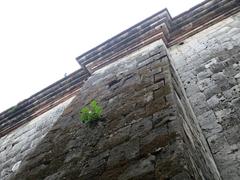 Detail of wall column at Fort San Pedro in Cebu City