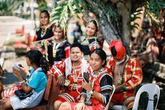 Davao Lumad showcasing their talents during an activity