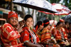 Davao lumad showcasing their talents