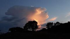 sunset in Punta Valdepeñas, Zapopan