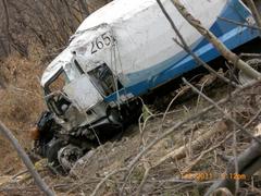 traffic accident scene in Los Otates