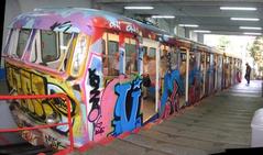 Funicular del Tibidabo at upper station in Barcelona