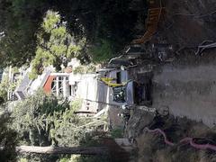 Tibidabo funicular trench during renovation in summer 2020