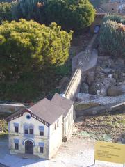 Scale model of Funicular del Tibidabo at Catalunya en Miniatura