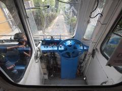 funicular railway in Barcelona, Spain