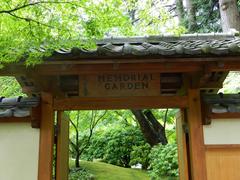 Entrance of Memorial Garden at UBC