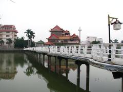 Jinshi Lake in Sanmin District, Kaohsiung, Taiwan