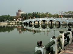 Golden Lion Lake covered with greenery