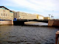 Leshtukov Bridge over the Fontanka River in St. Petersburg