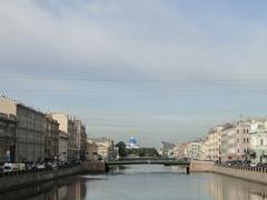 Fontanka River and Leshukov Bridge