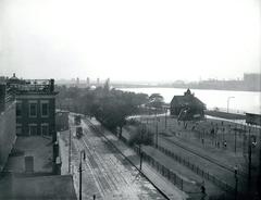 Charles River Playground and Cambridge Bridge, August 1912