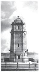 Photograph of Longfellow Bridge (then called Cambridge Bridge), circa 1908