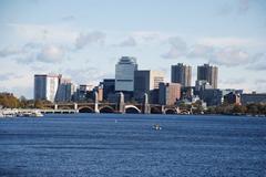 Charles River and Longfellow Bridge in Boston