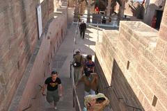 Alley of Chamunda Temple in Mehrangarh Fort, Jodhpur