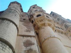 Bastion of Mehrangarh Fort in Jodhpur, India