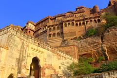 View from Rao Jodhaji's Falsa in Mehrangarh Fort