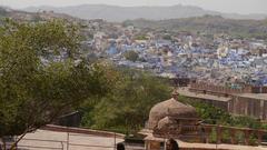 view of the blue city, Jodhpur from Mehrangarh Fort