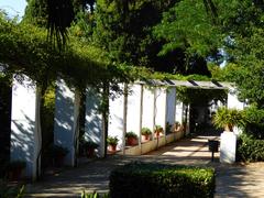 Pergola in Jardins de Laribal, Montjuic, Barcelona