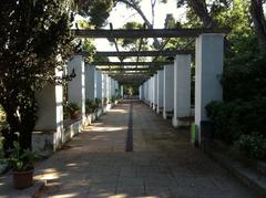 General view of Jardins de Laribal, Barcelona