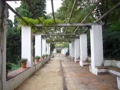 Montjuic la Font del Gat pergola in Barcelona