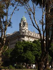 Buenos Aires skyline with iconic buildings and waterfront